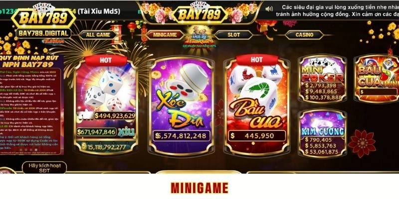 Đặt cược minigame dễ dàng thắng cược